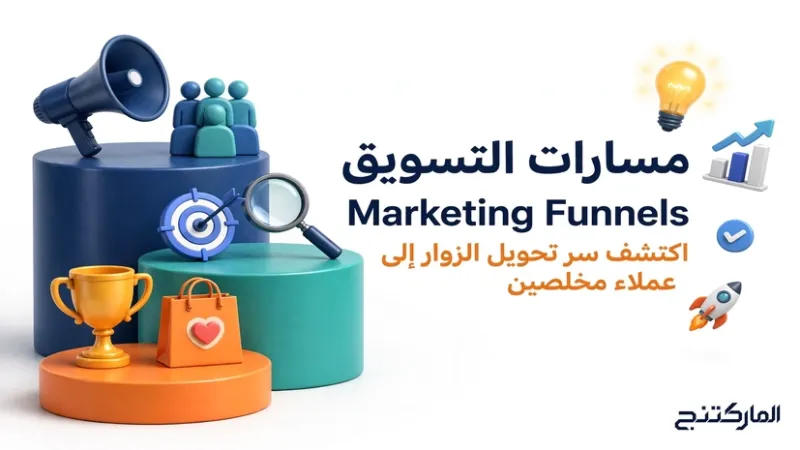 مسارات التسويق Marketing Funnels - اكتشف سر تحويل الزوار إلى عملاء مخلصين